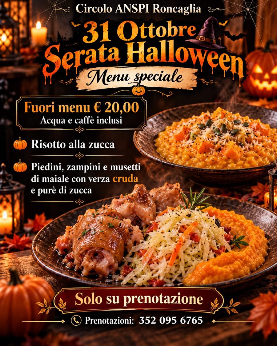 Locandina serata Halloween